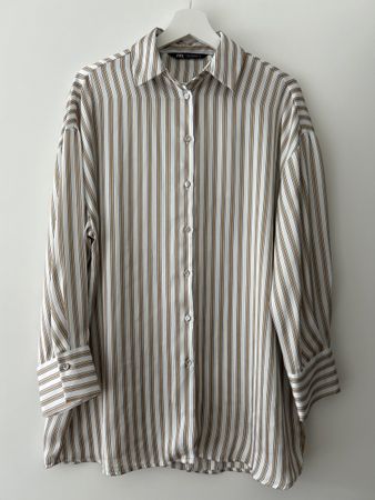 ZARA Streifenbluse