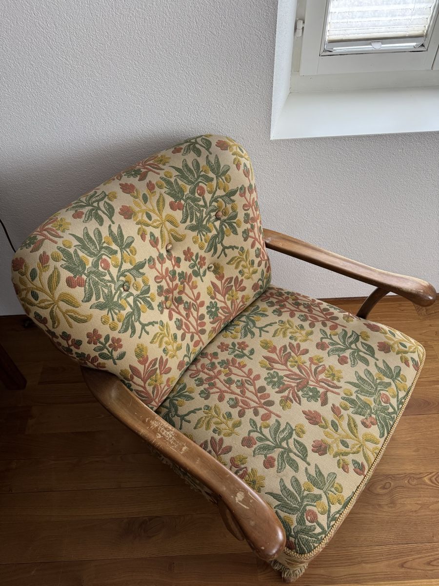Poltrone: Vintage Blumen-Sessel  – Usato da Neuheim venduto da LucasCorreia 2