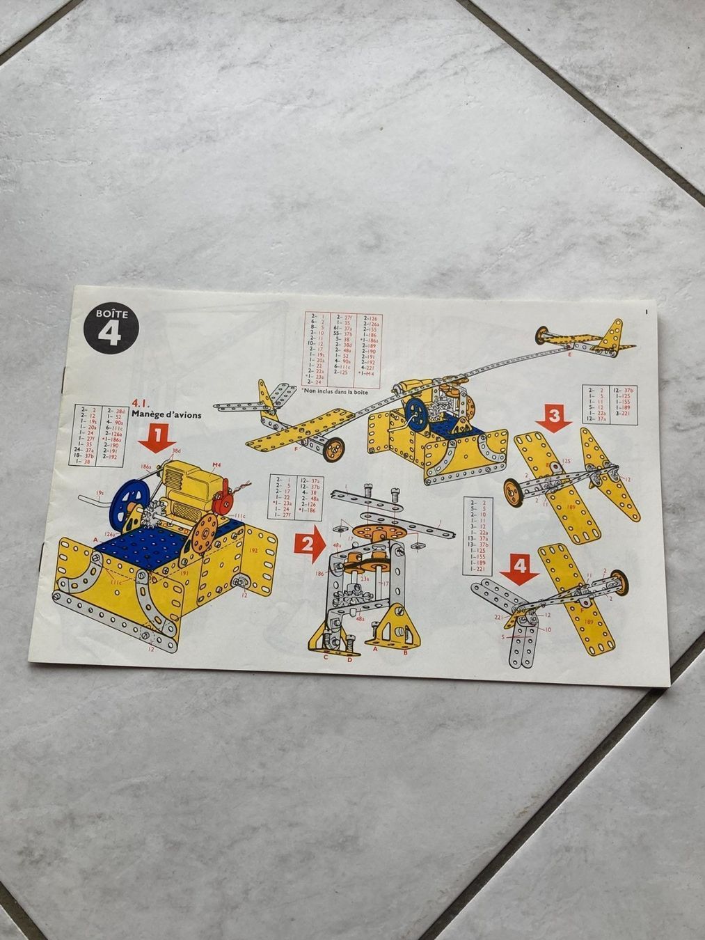 Meccano Kit di costruzioni: Grande boite de Meccano, 6 Modèles de construction – Usato da Bassecourt venduto da CALUMET-X 5