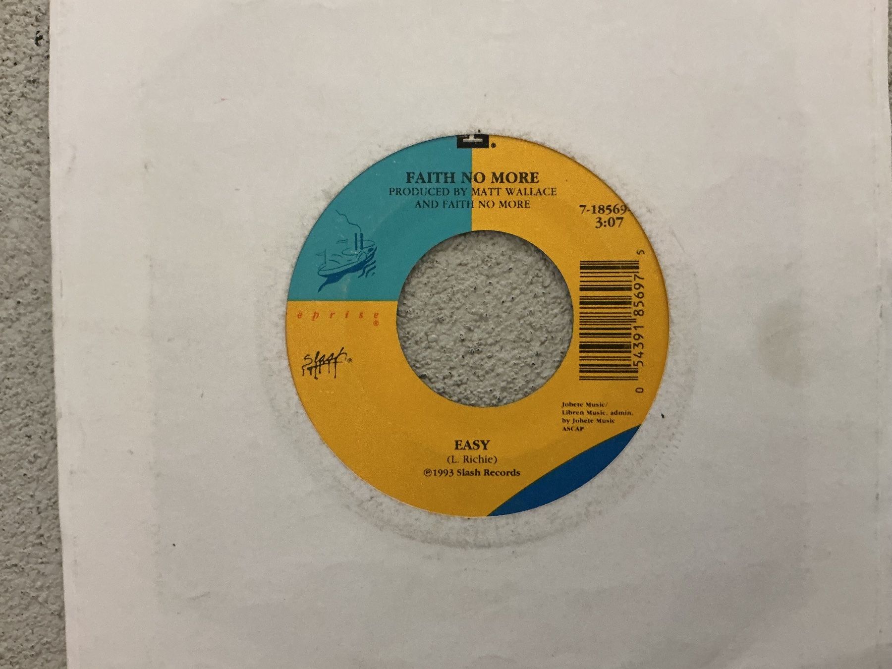 Dischi in vinile: Faith No More Single - Easy / Das Schuetzenfest – Usato da Winterthur venduto da Tumko_7_Vinyl