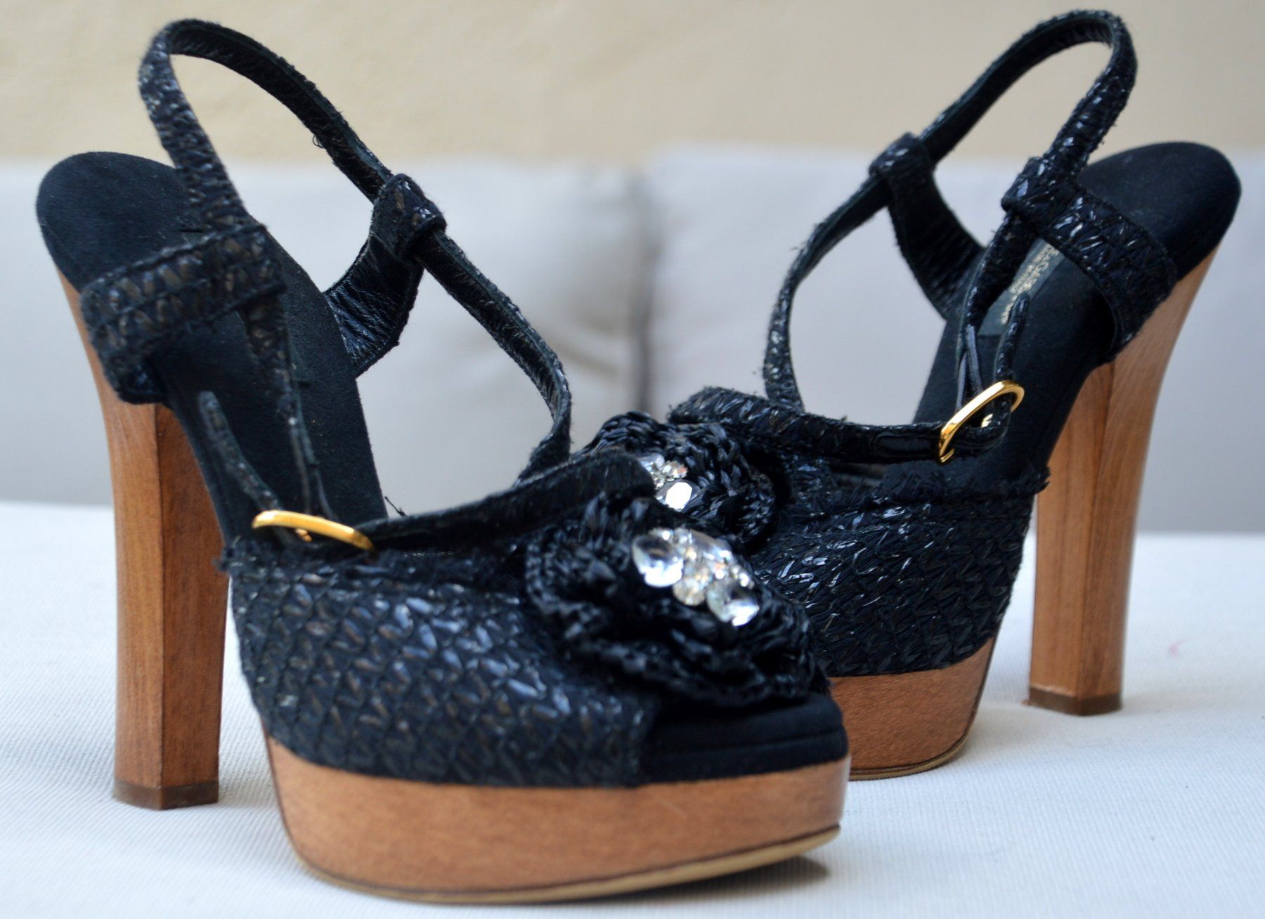 Dolce & Gabbana Scarpe da donna: Sandalen / sandales Dolce & Gabbana .37 – Usato da Collonges venduto da arashee 3