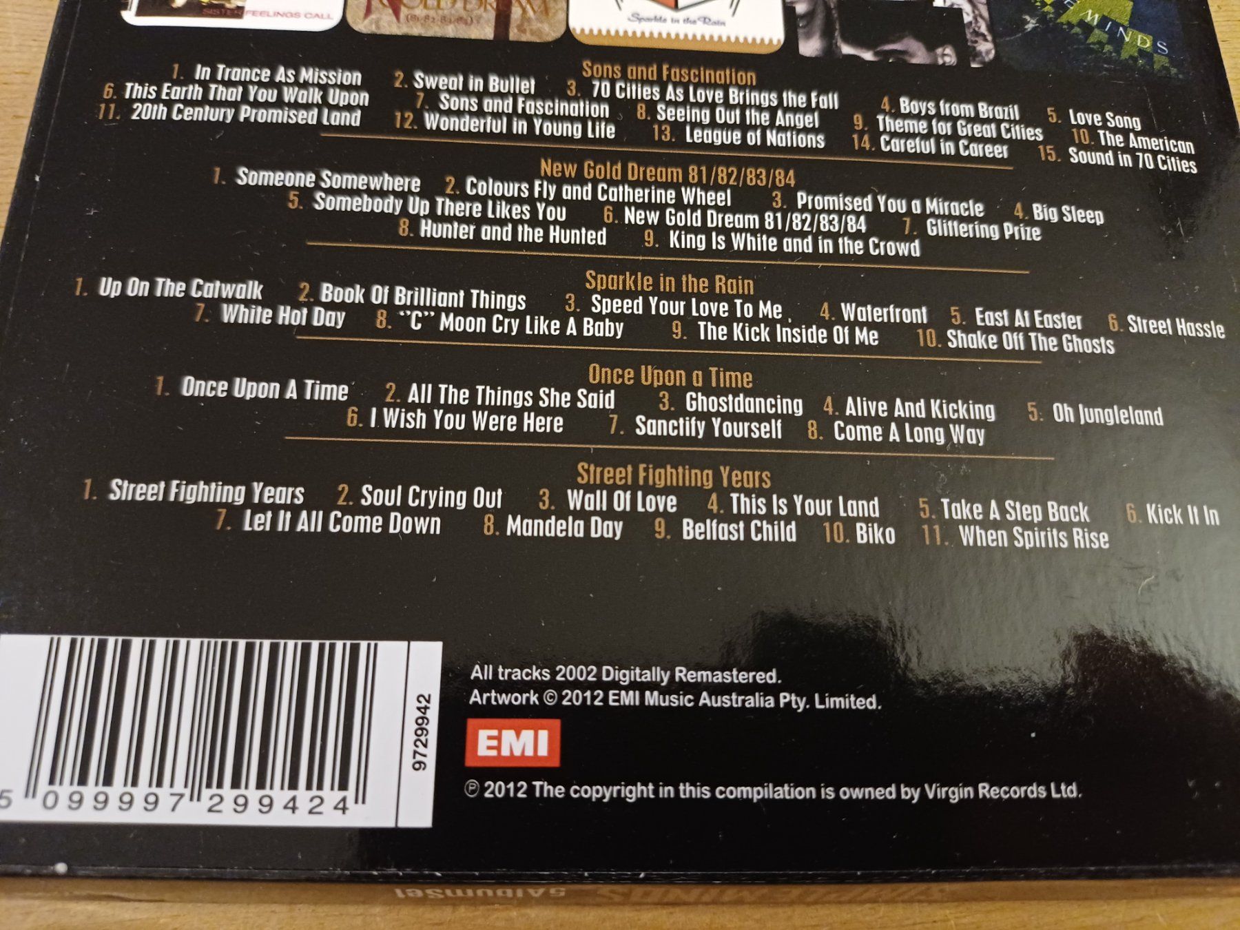 CD: Simple Minds: 5 Album Set auf 5 CDs – Usato da Jona venduto da Rreto71 4