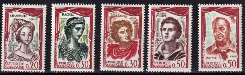 Tutti i francobolli: Frankreich, Mi 1355-1359** – Nuovo e nell'imballaggio originale da Langenthal venduto da 1195