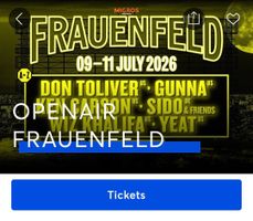 1x 2 Tagesticket Openair Frauenfeld