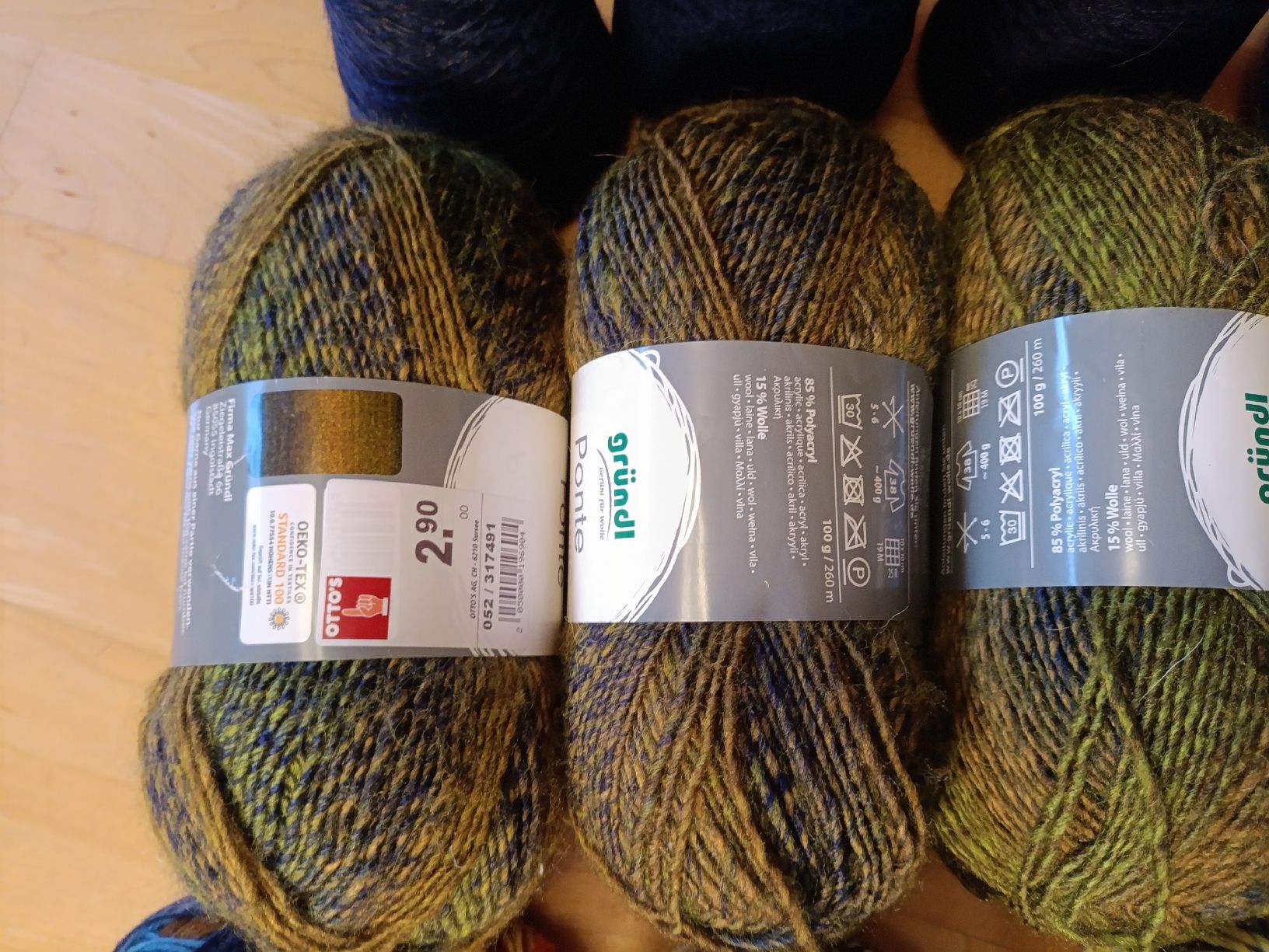 Lana: großes Wollpaket 2,7 kg – Nuovo (secondo la descrizione) da Marbach SG venduto da BL19 8