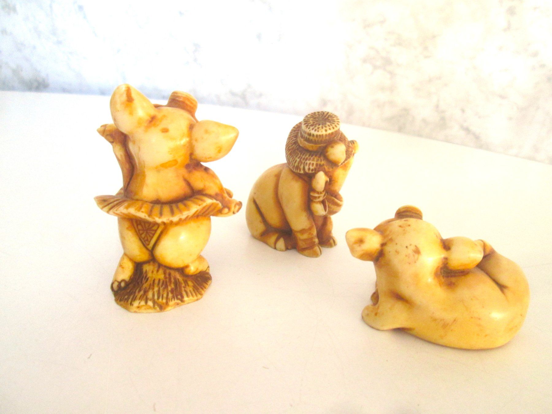 Statuette: 3 Ferkel – Usato da Sementina venduto da babucia 1