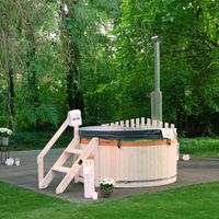 20042 - Hot Tub DOKI M holzbefeuertes Badefass 210cm