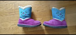 Winterstiefel Mädchen Frozen Eiskönigin lila blau