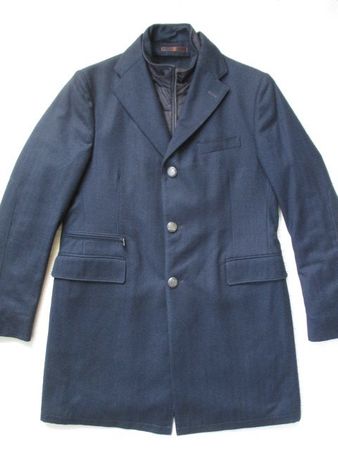 Corneliani ID - Mantel Schurwolle mit Kaschmir Gr. 50