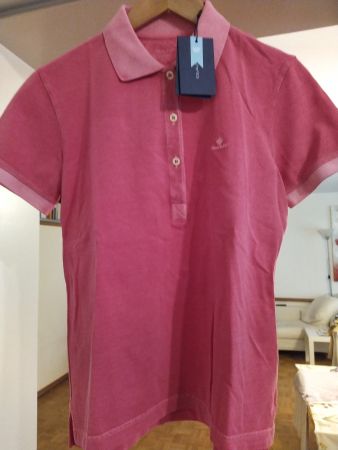 GANT polo piquet sunfaded magenta/pink - NUOVA