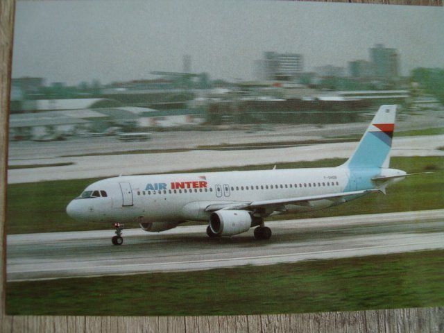 Cartoline postali: Air Inter, A320-211, F-GHQB – Nuovo e nell'imballaggio originale da Thun venduto da Abigboss