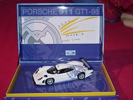 Fly RM01 Porsche 911 GT1-98 Real Madrid SlotCar 1:32 Carrera
