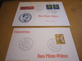PJ 1960 FDC schöne Belege gelaufen mit AK Stempel