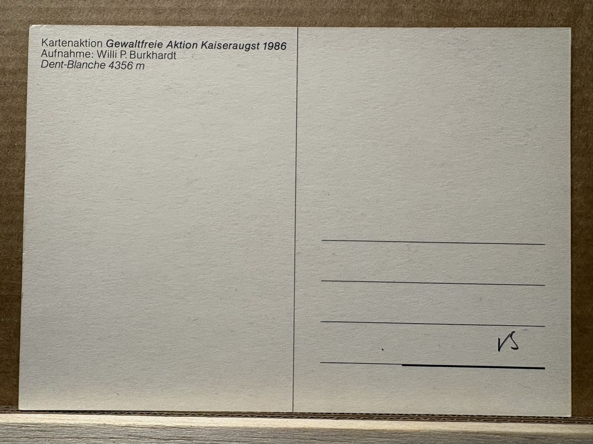 Cartoline postali: AK von Dent Blanche – Usato da Rümlang venduto da Kartenpost1 1