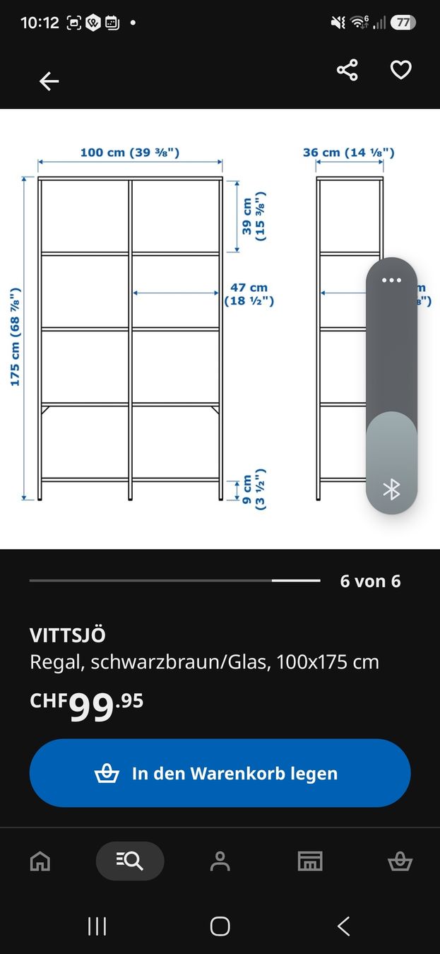 Ikea Scaffali: Metallregal Vittsjö von Ikea – Nuovo (secondo la descrizione) da Luzern venduto da Meeelanie 2