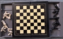 Schachspiel magnetisch faltbar mit Figuren neuwertig