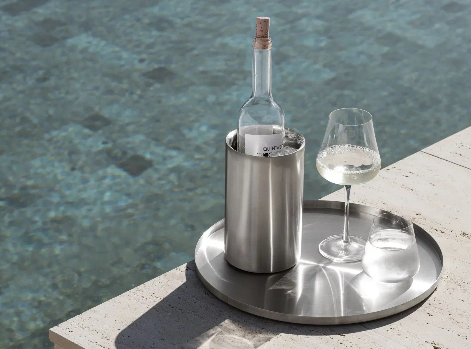 Sonstiges: BLOMUS EASY+PEASY 2-teiliges Set Flaschenkühler mit Tablett – Neu und originalverpackt aus Kägiswil von nick333