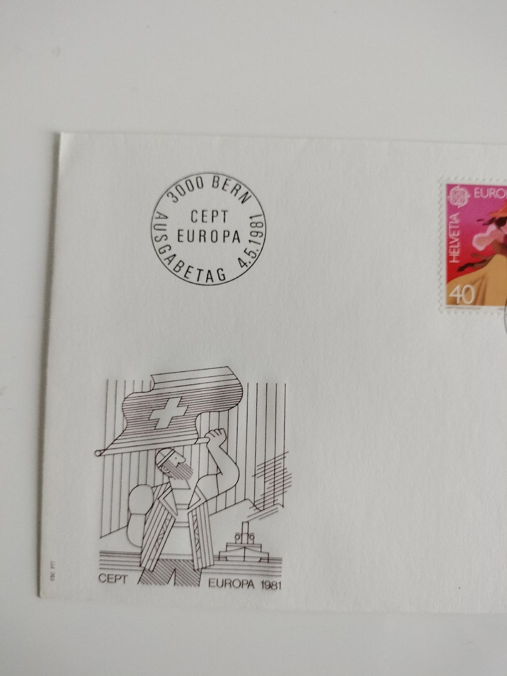 Alle Briefmarken: Ersttagsbrief CEPT EUROPA 1981 Schweiz – Neu (gemäss Beschreibung) aus Oftringen von spo_g5zw 1