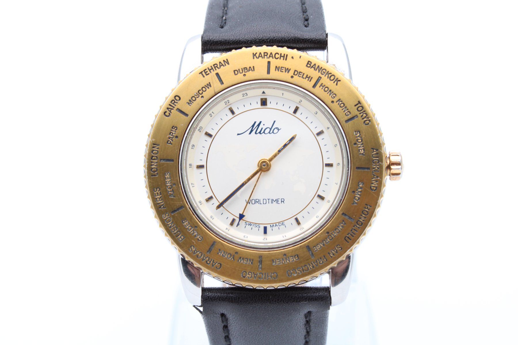 Mido Orologi: Mido GMT Worldtimer 5200 Armbanduhr – Usato da Brüttisellen venduto da AlphaOmega05 1