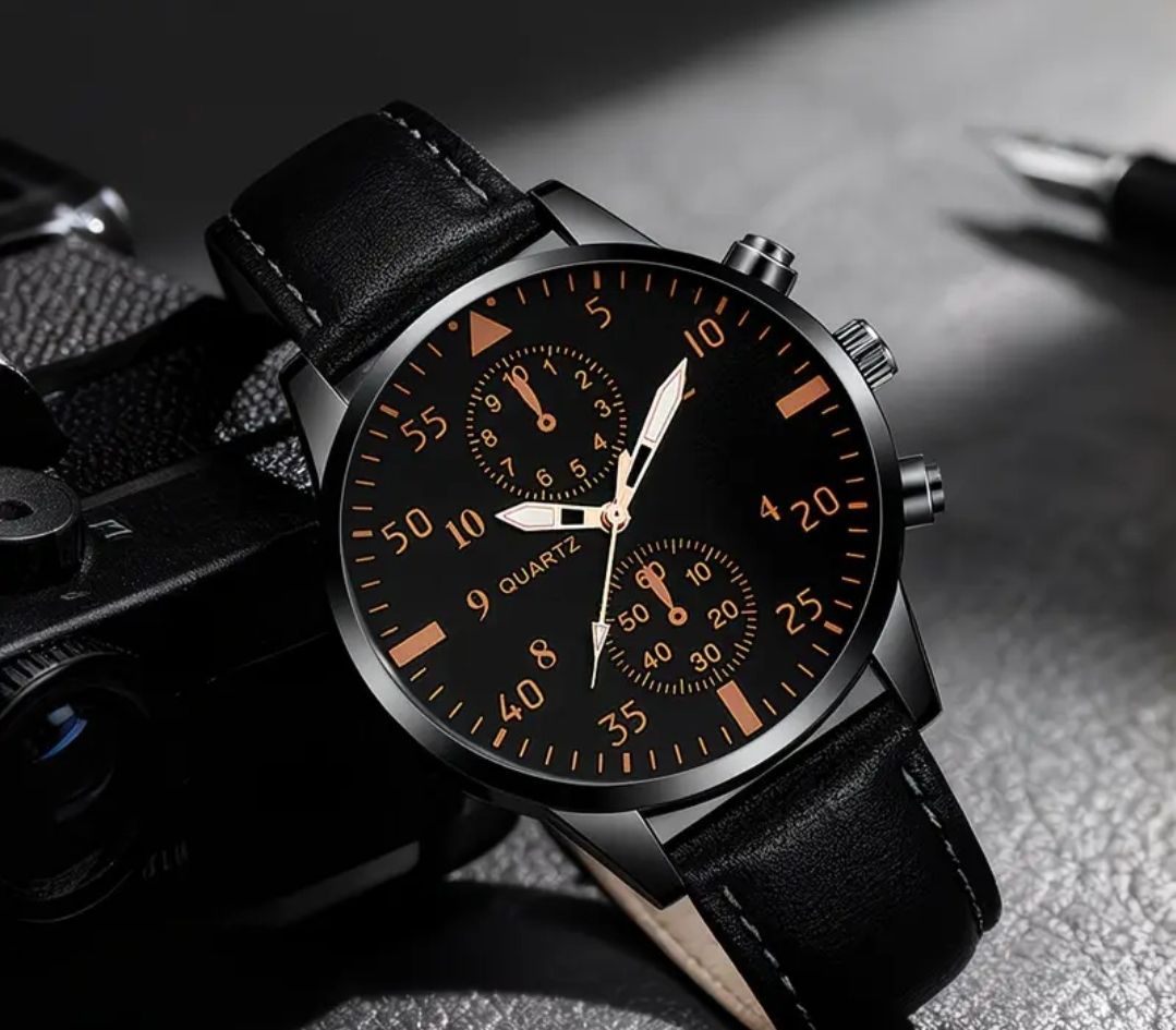 Armbanduhr Schwarz Herren