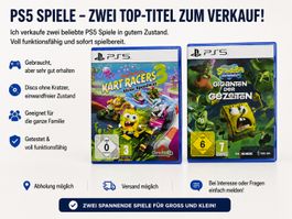 PS5 Spiele Spongebob 2 Stück guter Zustand