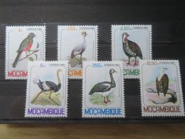 Vögel Mocambique Satz Mi 771-76**