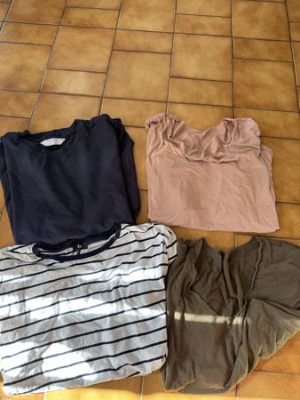 Lot 4 t-shirt taille XL Marina