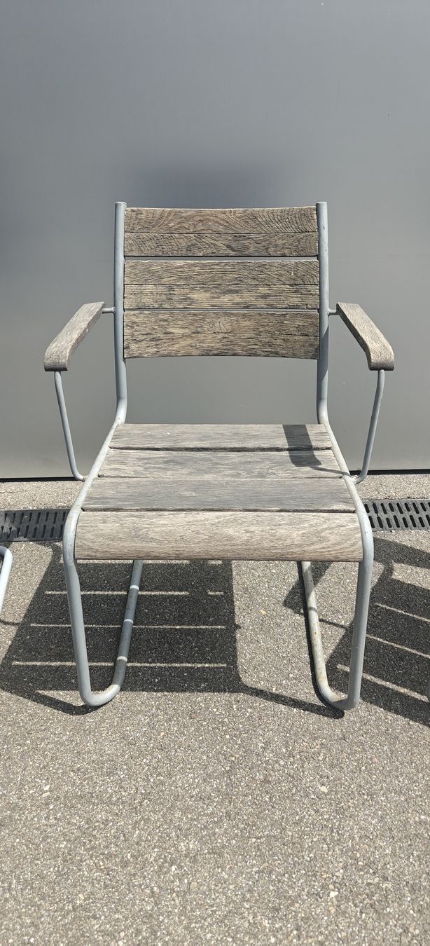 Sedie: 4 Teakholz Gartenstühle – Usato da Thalwil venduto da Tindra01 2