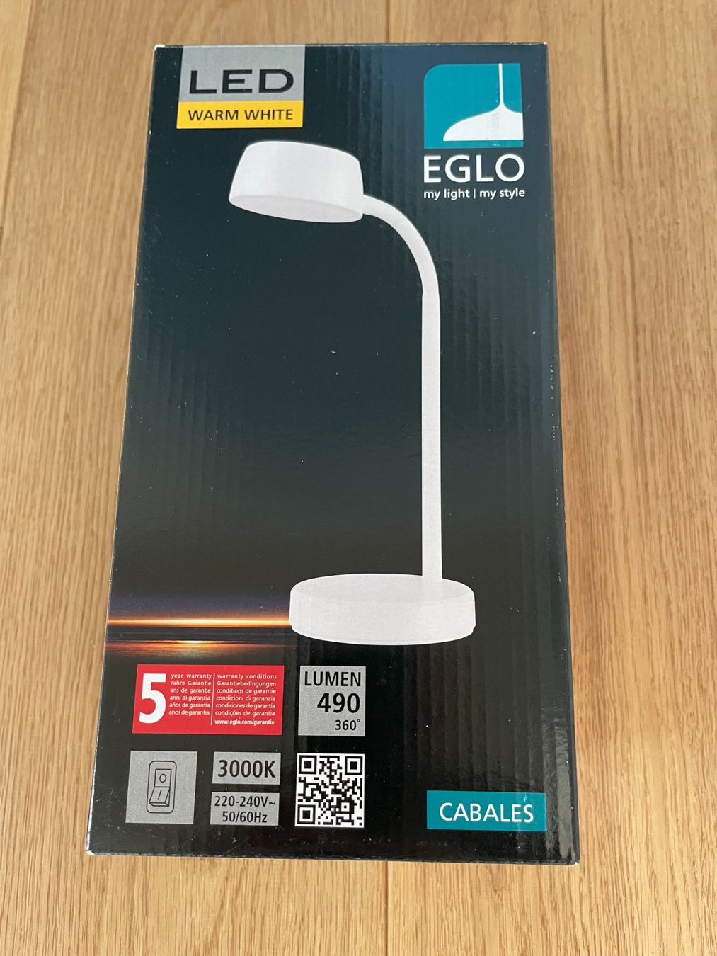 Eglo Lampade: Tischlampe EGLO Cabales – Nuovo e nell'imballaggio originale da Frieswil venduto da M3035W