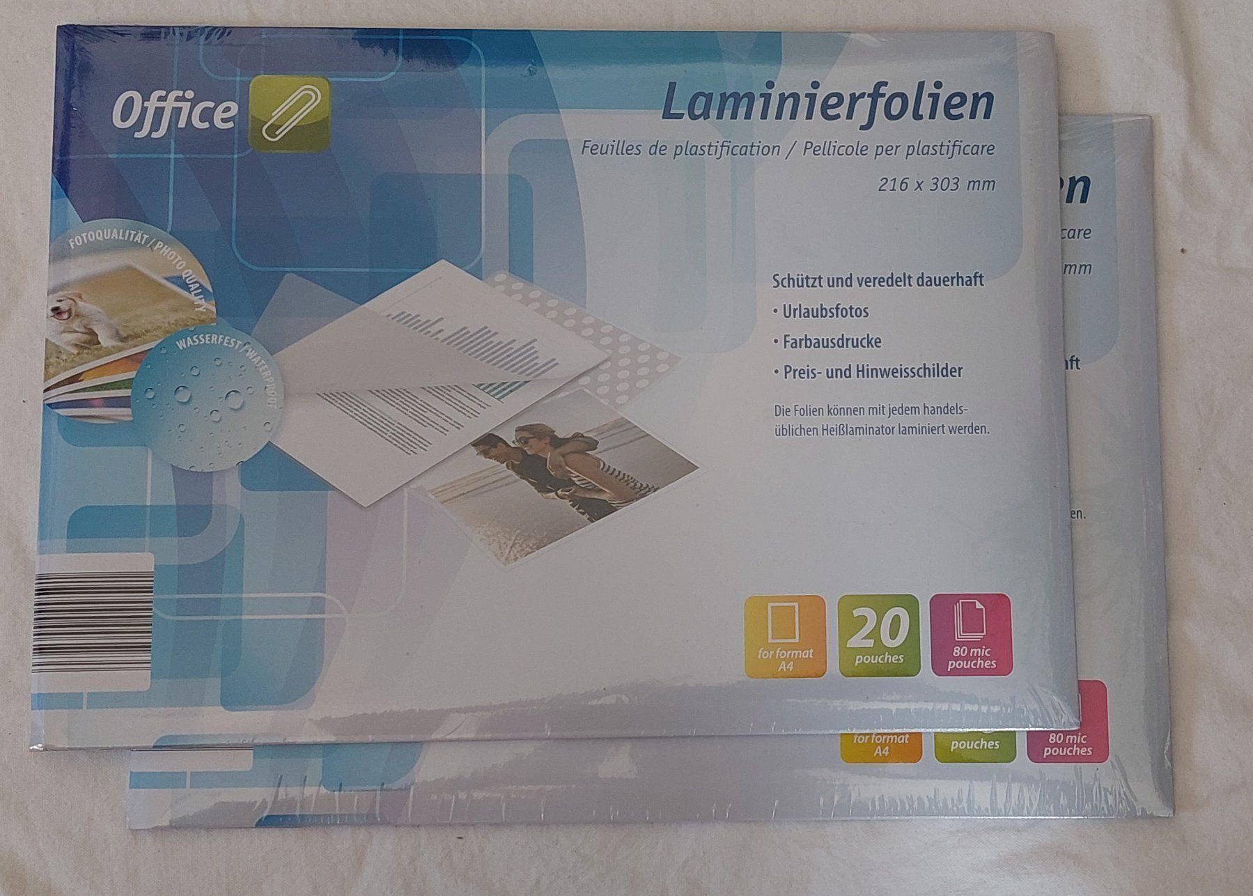 Transparents: 2 Pack Laminierfolien – Neuf avec emballage d'origine à Uitikon Waldegg par Smeragol