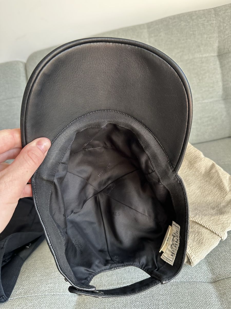 Hermès Hüte, Mützen & Caps: Hemes leather men’s cap – Neu (gemäss Beschreibung) aus Küssnacht am Rigi von hor_dpb7 4