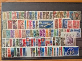 CH-Briefmarken */**/o auf Karte K8 Zustand gem.Bild