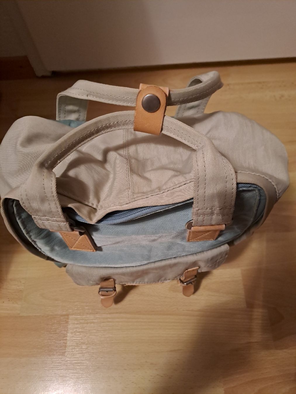 Zaini: Rada Rucksack Beige Blau – Usato da Wädenswil venduto da FrieBro 2