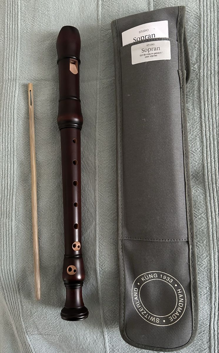 Strumenti musicali: Blockflöte Küng mit Etui und Heft – Usato da Vilters venduto da Nohausi77 1