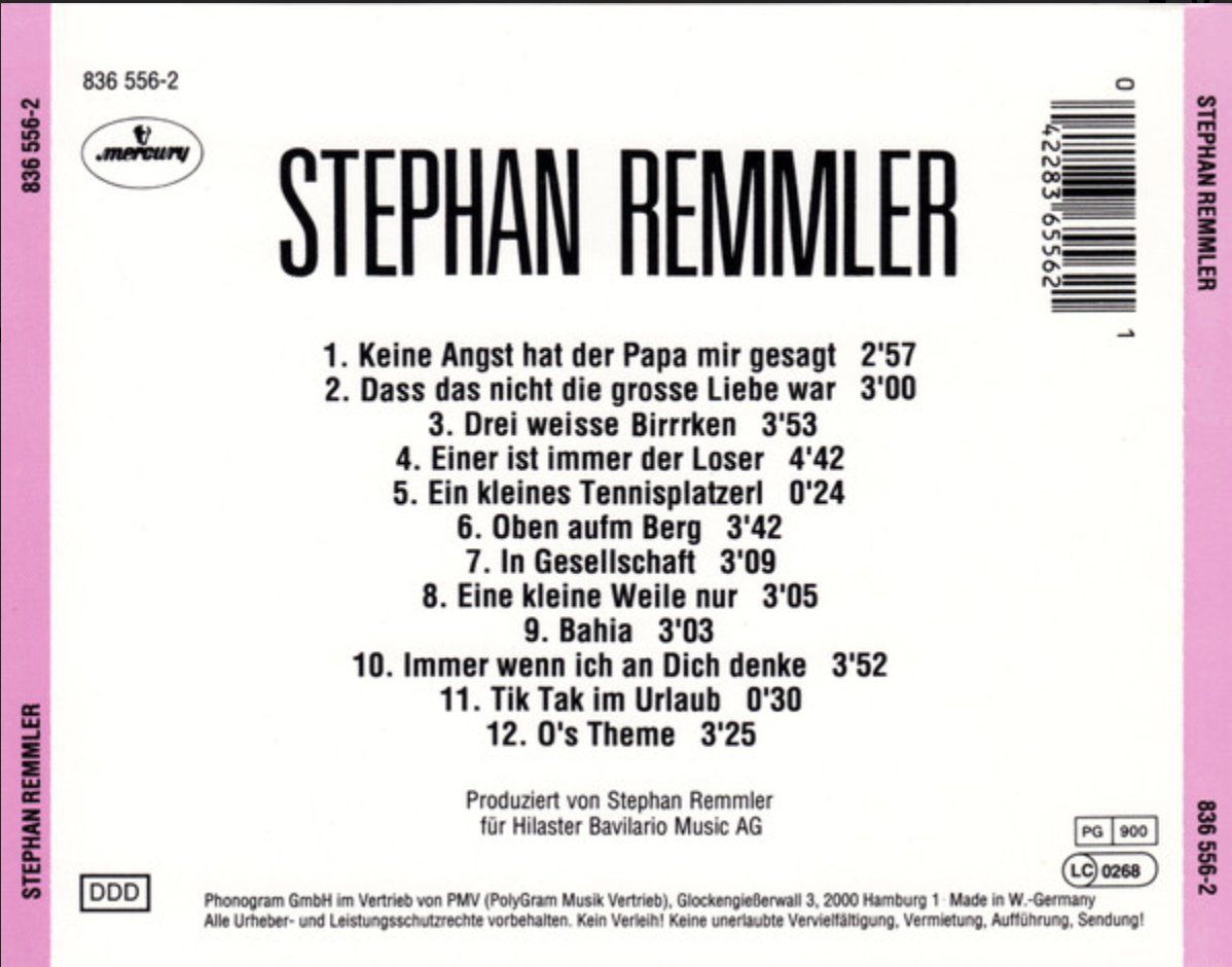 CD: Stephan Remmler - Lotto (Trio) – Usato da Brunnen venduto da Barfly5 1
