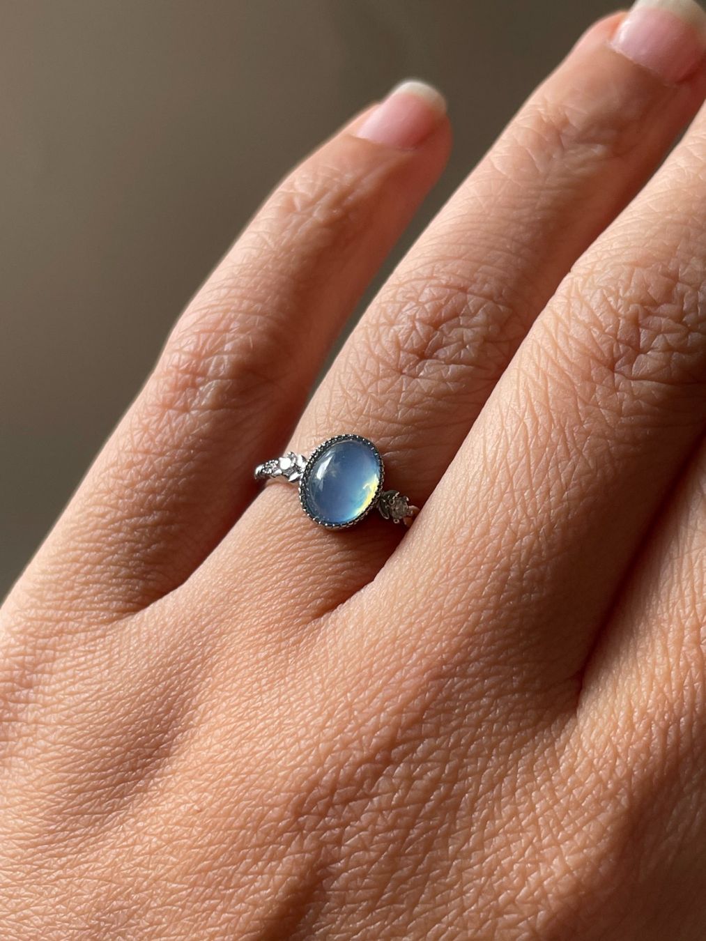 Anelli: 100 % echte Aquamarin-Ring – Edelsteinring – Nuovo e nell'imballaggio originale da Schiers venduto da sisikristall 2