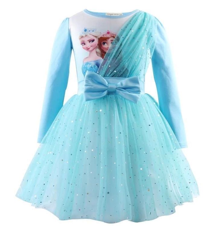 Faszinierend Kleid Anna Und Elsa Bild