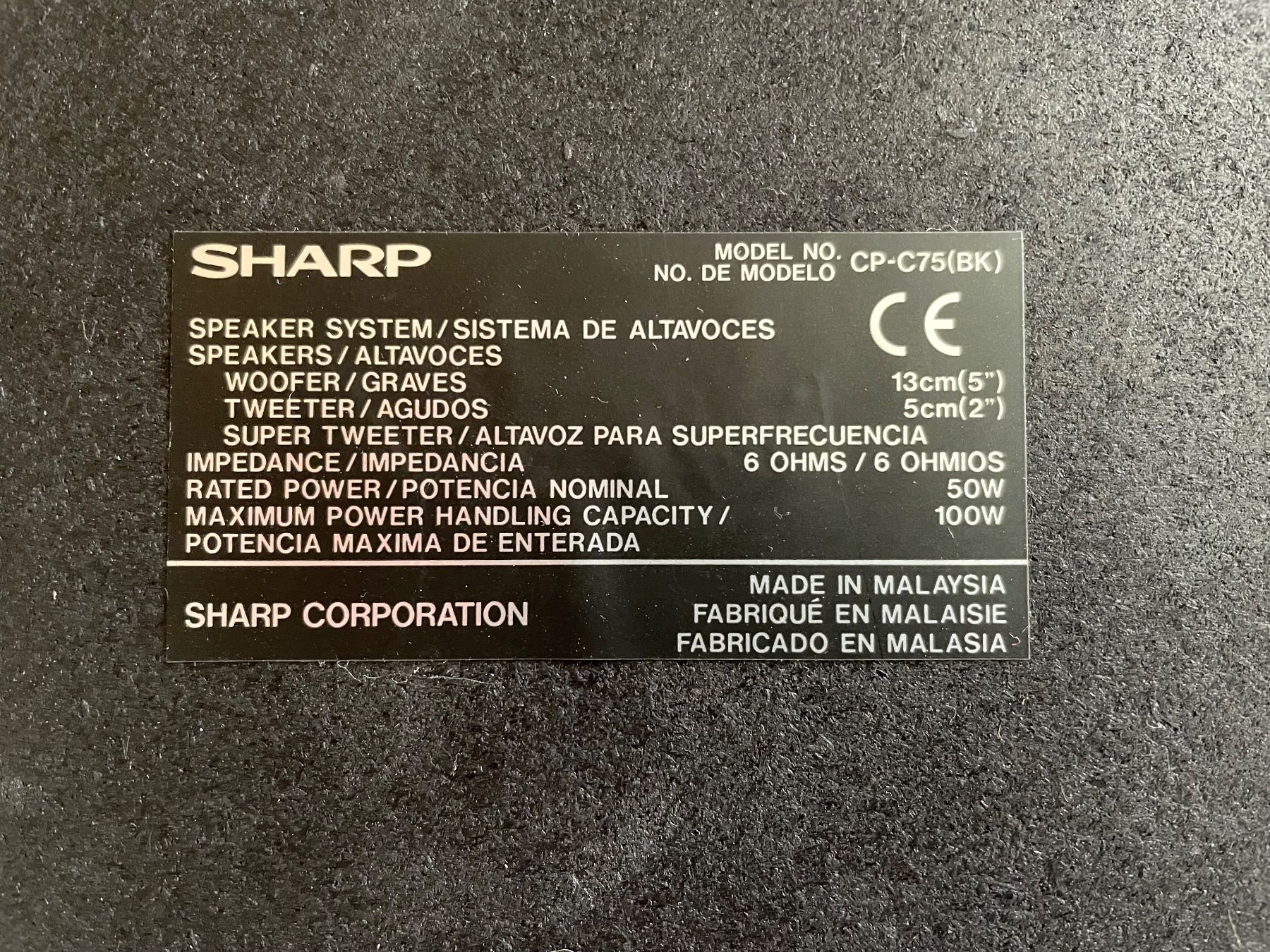 Sharp Casse acustiche: Casse Sharp – Usato da Gordola venduto da shark.18 2