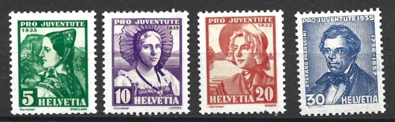 Alle Briefmarken: 1935 Rro Juventute – Neu (gemäss Beschreibung) aus Trübbach von Sammer51