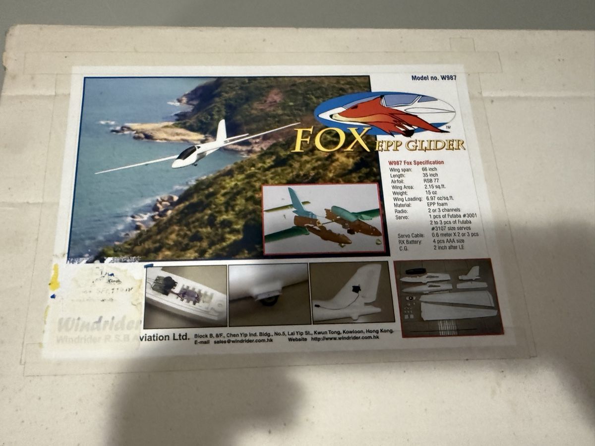 RC Modellbau: Fox EPP Glider – Neu und originalverpackt aus Koppigen von Ktiger0 1
