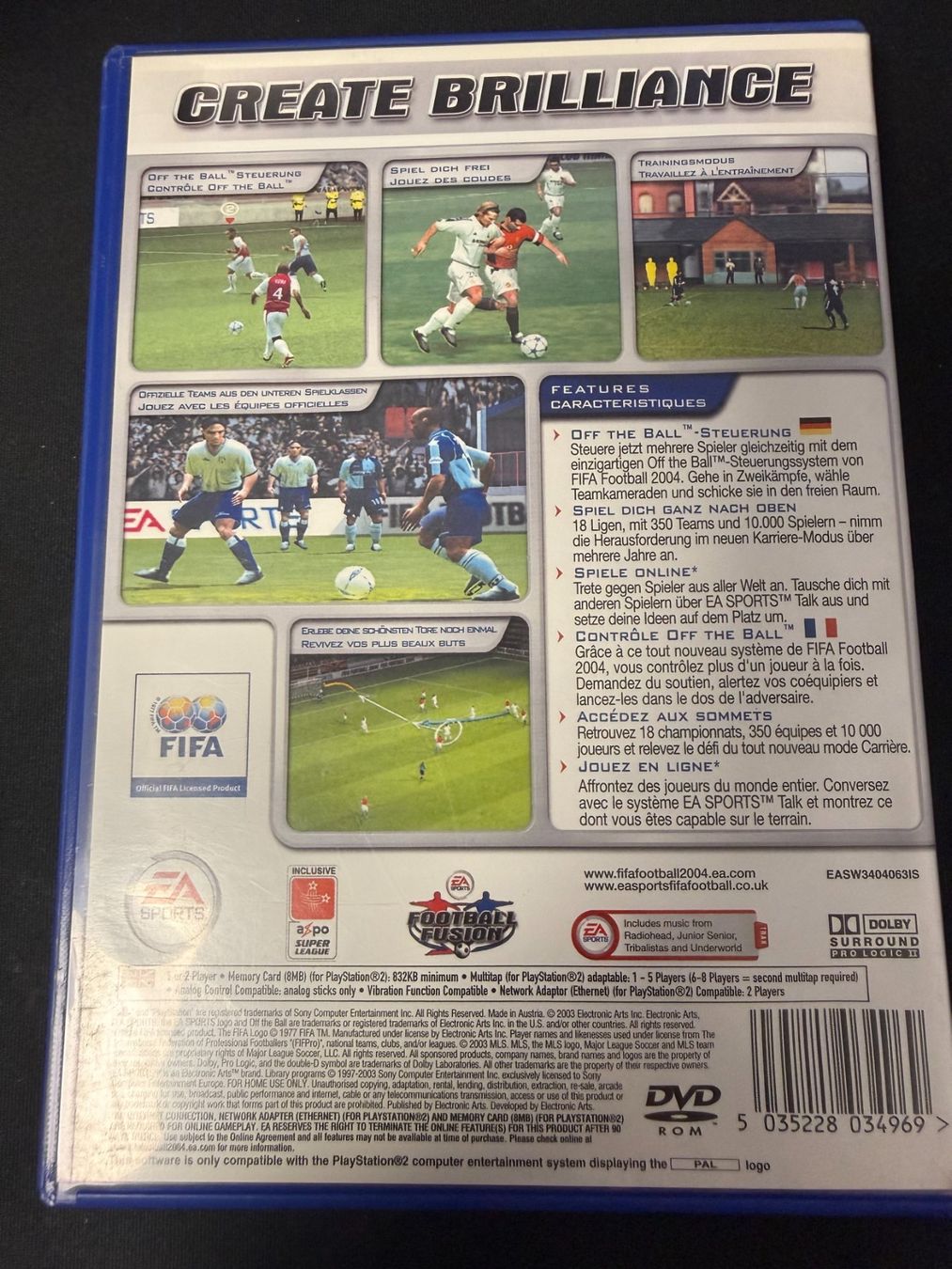 Giochi: Fifa Football 2004 - PS2 – Usato da Pont-de-la-Morge venduto da Darfal 2