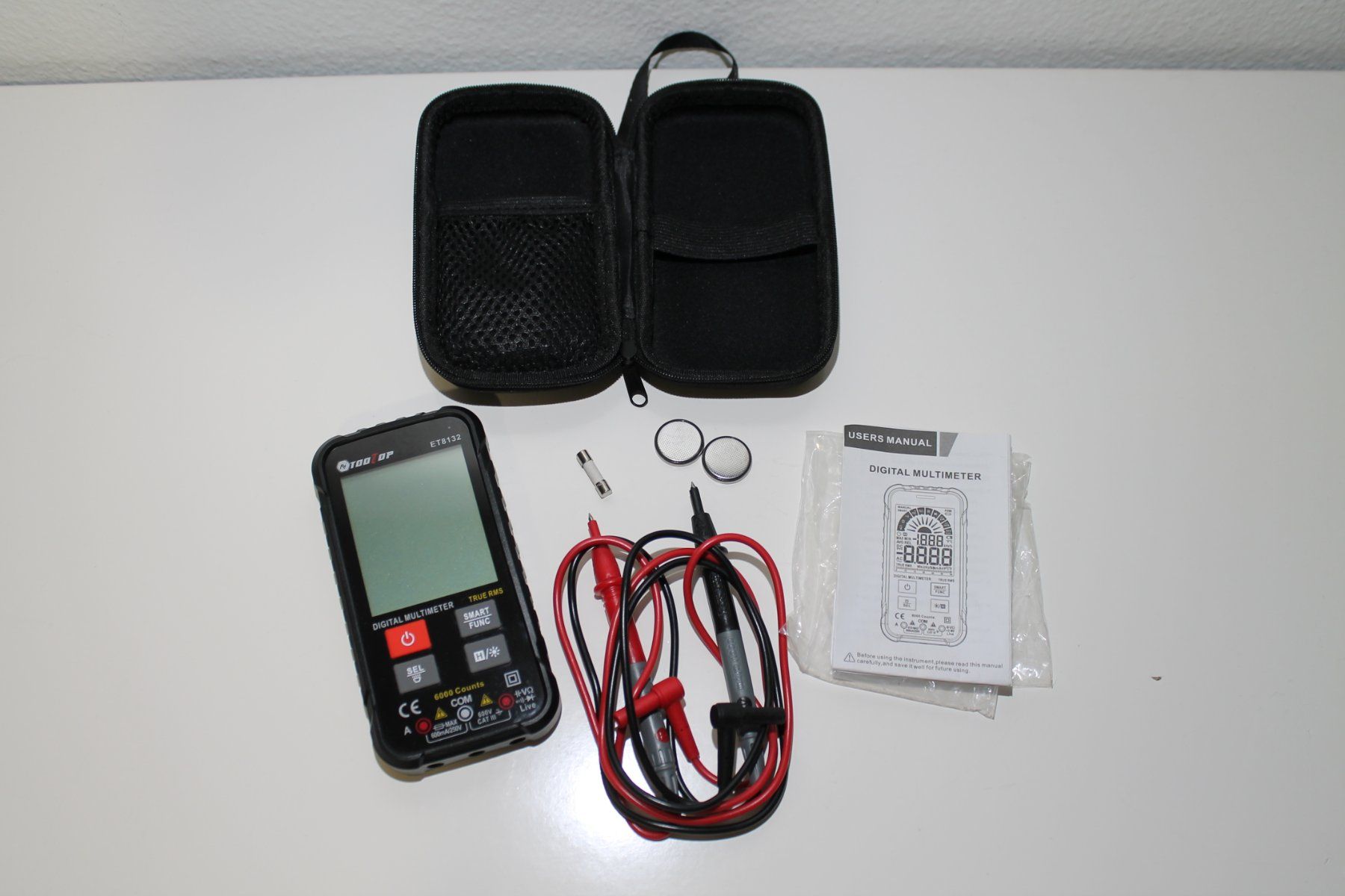 Misurare: TOOLTOP ET8132 LCD-Bildschirm Multimeter DC AC Spannung – Nuovo e nell'imballaggio originale da Basel venduto da David25 3