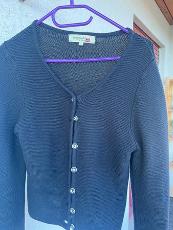 Strickjacke Der Wildschütz blau Grösse 34 guter Zustand