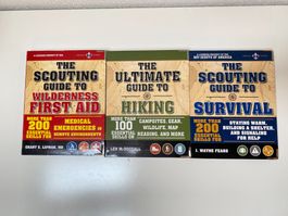 Bücher-Set: Hiking, Survival, Wilderness First Aid (English)
