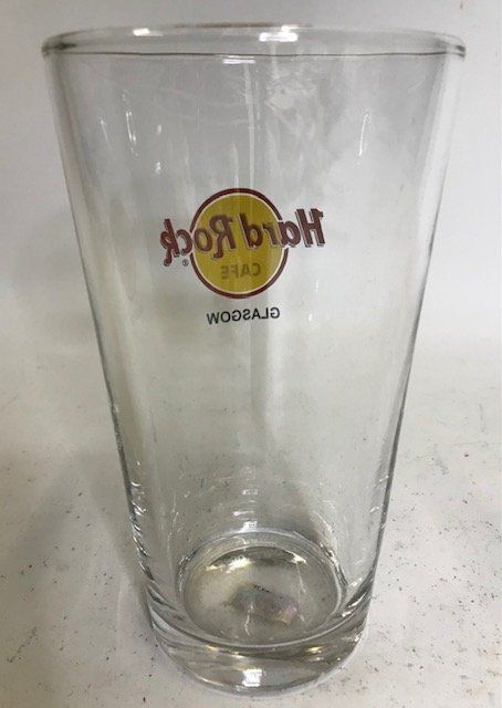Hard Rock Cafe Bicchieri: grosses Trinkglas Hard Rock Cafe Glasgow – Usato da Zürich venduto da gigimai67 1