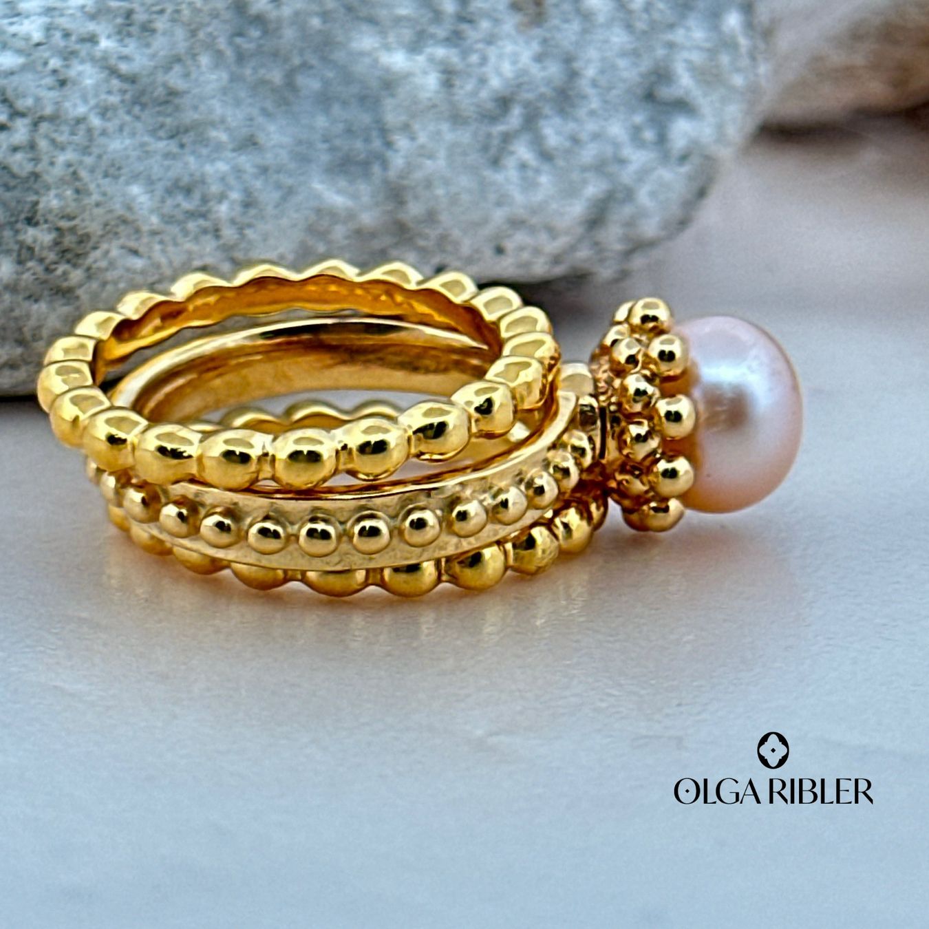 Olga Ribler Bagues: Edelstahl  Ring Set Grösse 61 – Neuf (Voir description) à Luzern par byolgaribleroutlet 4