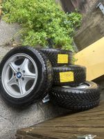 4x BMW Alufelgen mit Winterreifen 205/55 R16