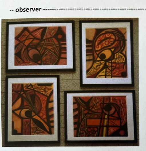 Foto & Immagini: Exklusives Pastellmalerei Quartett "Observer" - Blickfang! – Usato da Wettingen venduto da RomanaEngiadina