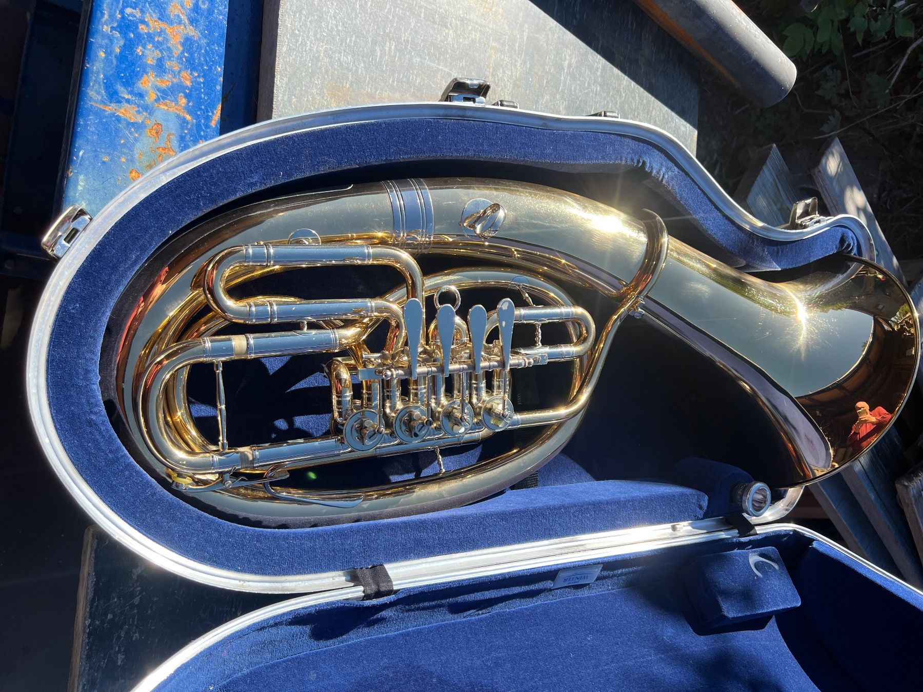 Musikinstrumente: Baryton, Goldmessing – Gebraucht aus Malix von Hurasch 7