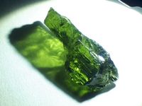 Chrom-Diopsid Naturkristall Selten..